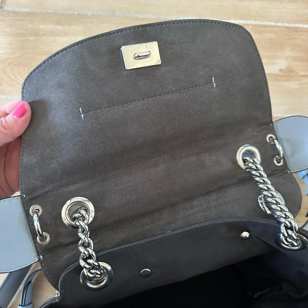 Fendi Small Back to School Backpack Light Blue - Picture 9 of 15